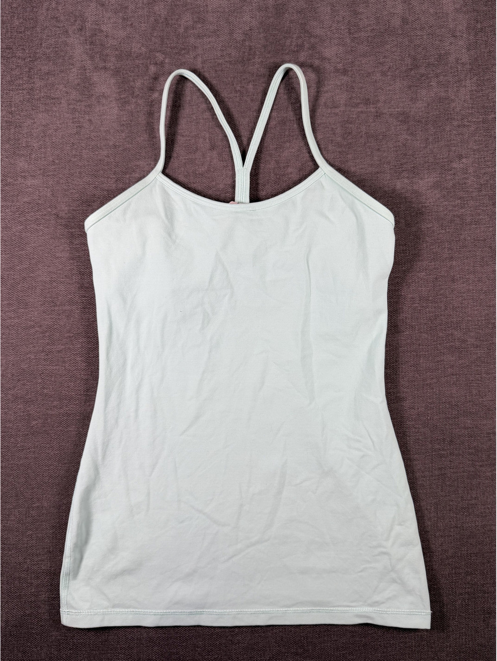 Lululemon Athletica Light Blue Racerback Tank Top Size 6